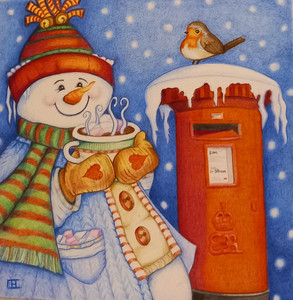 Carrie-Anne, Winter warmer, coloured pencils.jpg